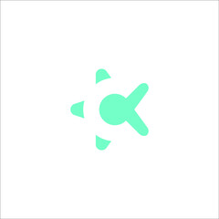 letter C logo design vector