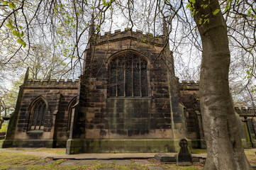 Fototapeta na wymiar St Marys Roman Catholic Church in Barnsley, South Yorkshire