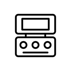 Eye Shades Vector Icon. Beauty and SPA Symbol EPS 10 File