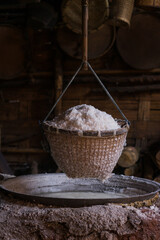 Ancient salt at Amphoe Bo Kluea ,Nan, Thailand