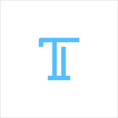 letter T logo design vector