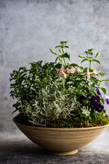 Easter floral composition