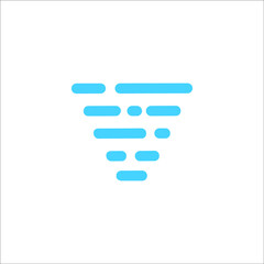 Obraz premium letter V logo design vector