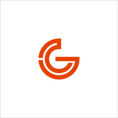 letter G logo design vector