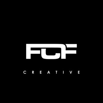 FCF Letter Initial Logo Design Template Vector Illustration