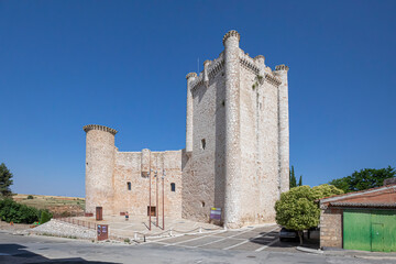 Fototapeta na wymiar Medieval fortress castle of Torija, Guadalajara, Spain