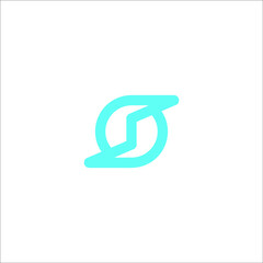 letter S logo design vector