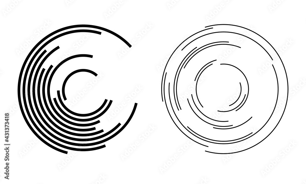 Poster abstract background with circles. halftone design.