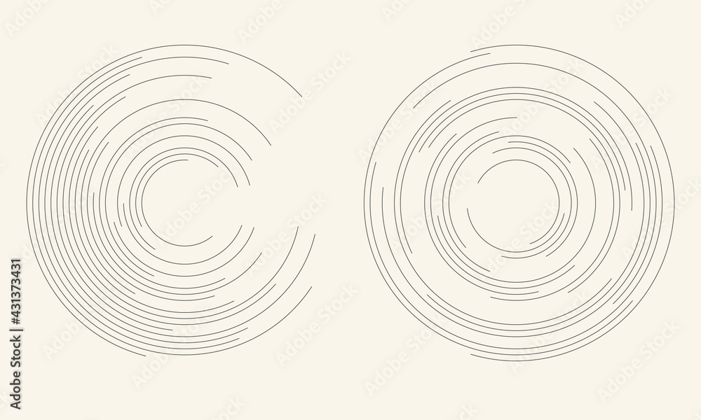 Poster abstract background with circles. halftone design.