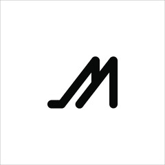 m logo design vector sign
