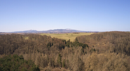 Fototapeta na wymiar Harz. Vogelperspektive. 