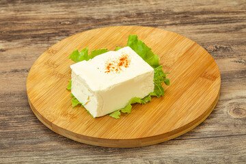 Greek traditional soft feta cheese