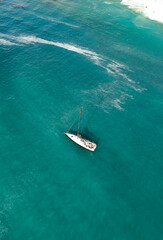 Sailing Boat Drone, Cape Town