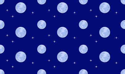 Space background. Vector cosmic illustration. Space and astronautics illustration. Funny drawing for posters, banners, prints, clothing. Space pattern