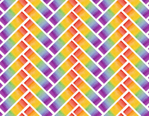 Beautiful watercolor drawing. Hand painted seamless pattern. Closeup, no people