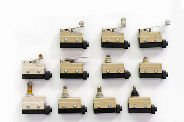 various and different type of limit switch contactor for automatic feed and cnc automation machine...