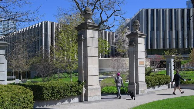Bennet Gates in the Philosopher's Walk, Toronto, Canada