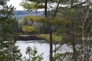 St-Maurice river in southern Quebec 