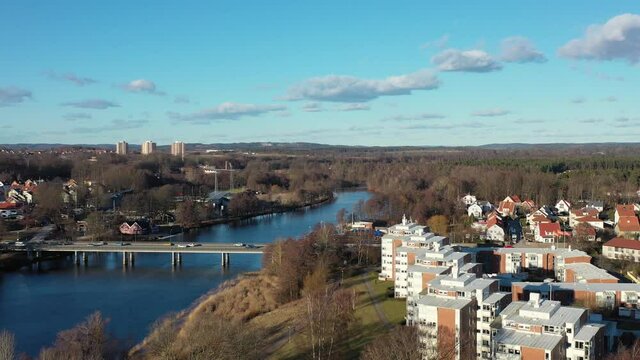 Sweden Halmstad Nissastrand Drone Video 4K