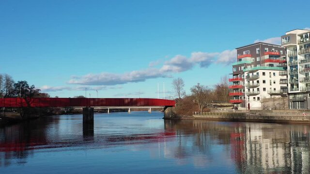 Sweden Halmstad Nissastrand Drone Video 4K