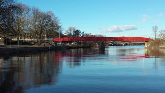 Sweden Halmstad Nissastrand Drone Video 4K