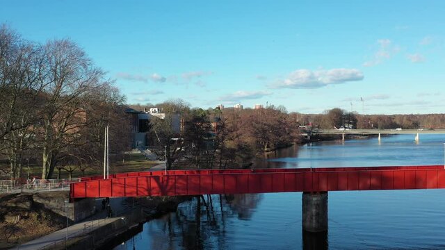 Sweden Halmstad Nissastrand Drone Video 4K