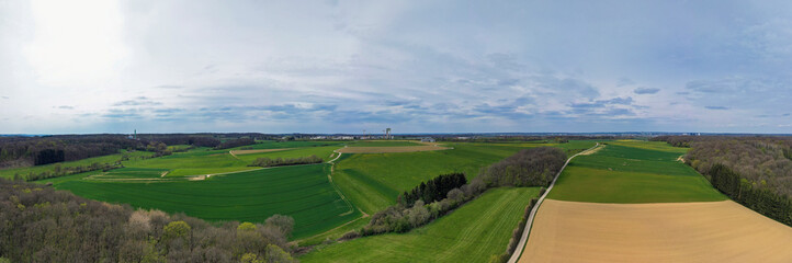 Naklejka premium landscape with clouds