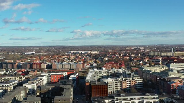 Sweden Halmstad Nissastrand Drone Video 4K
