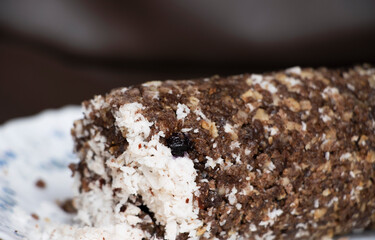 Kerala Style Tasty Dark Ragi Puttu