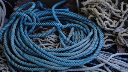 ropes and cables background
