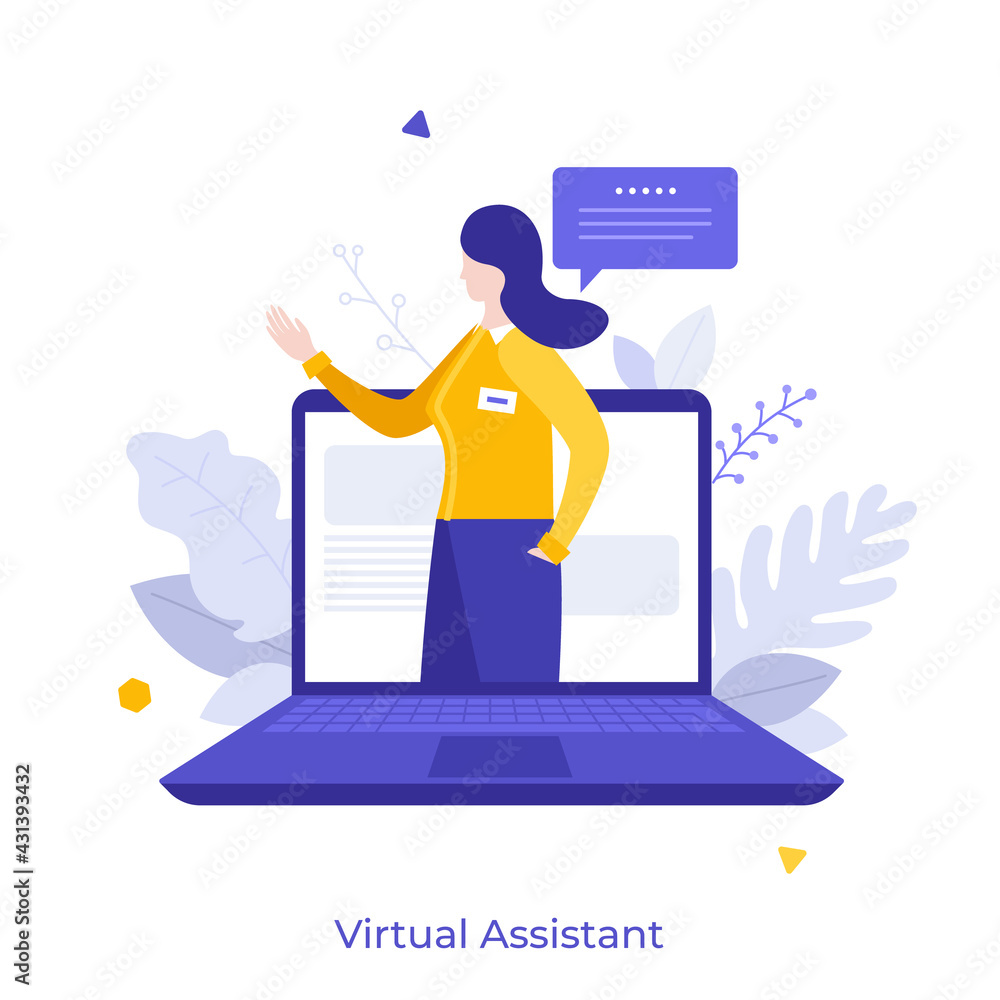 Poster abstract character concept. vector