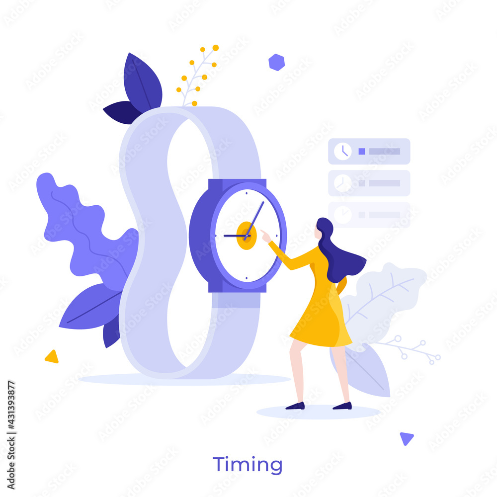 Poster abstract character concept. vector