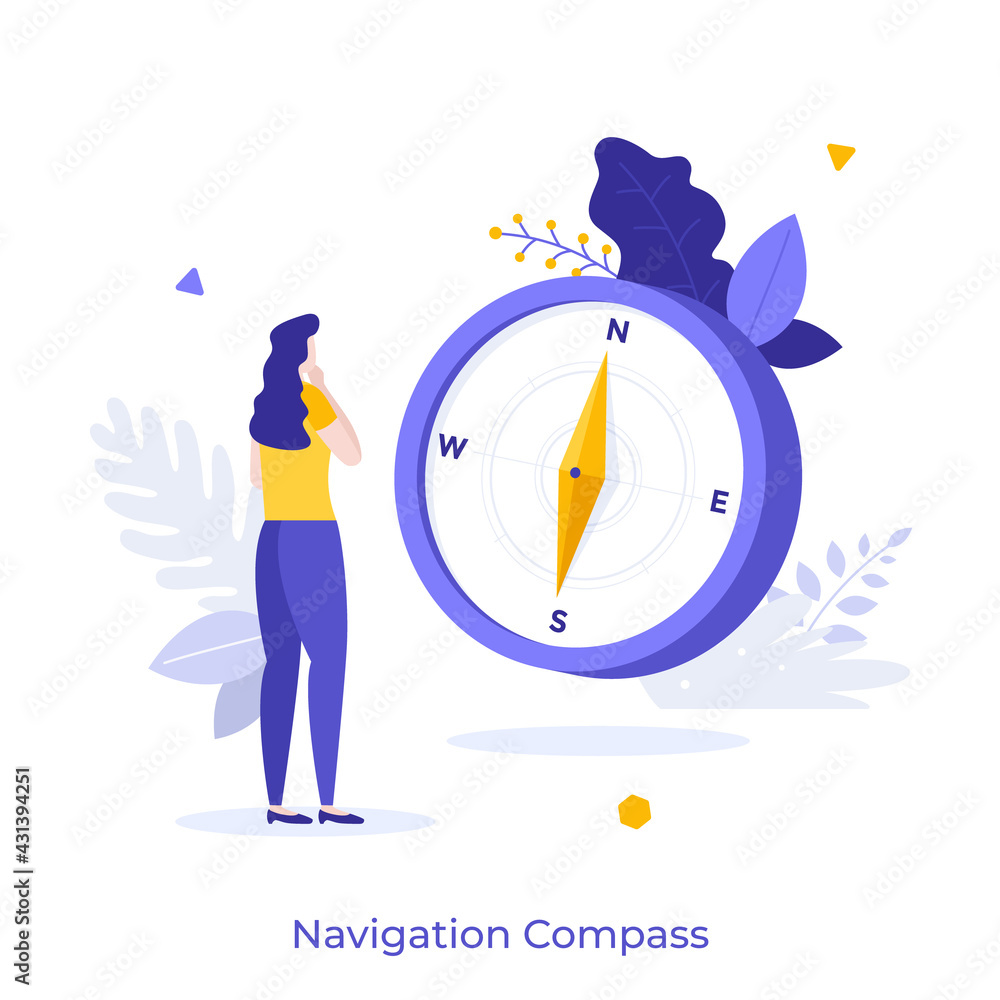 Poster abstract character concept. vector