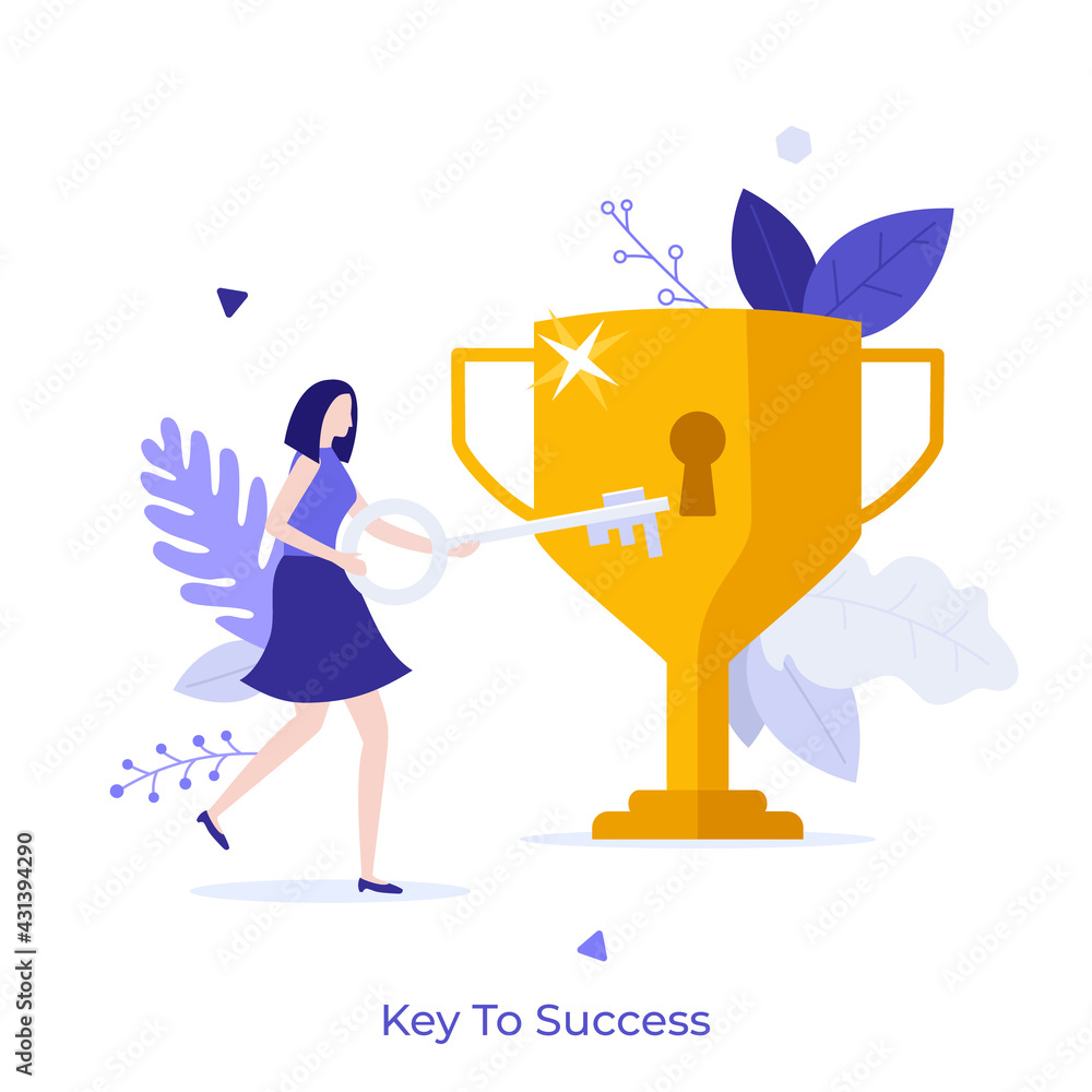 Poster abstract character concept. vector