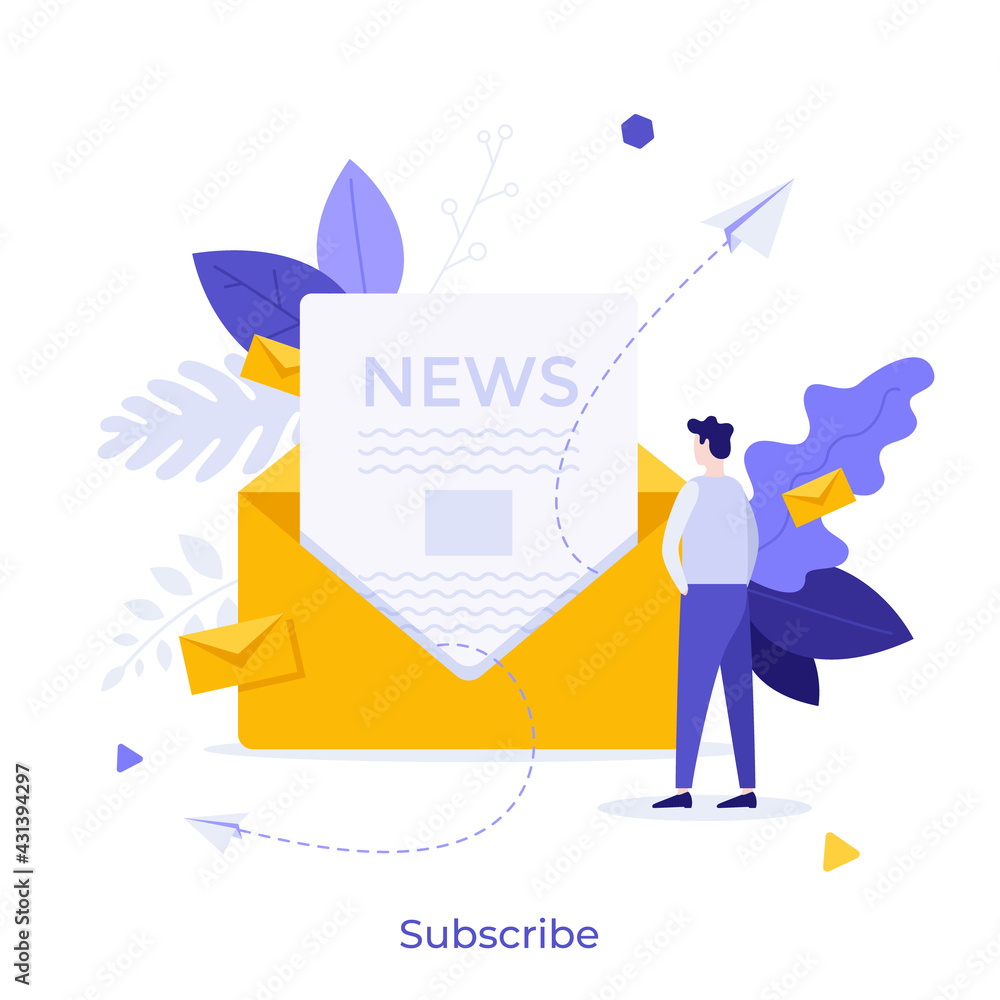 Poster abstract character concept. vector