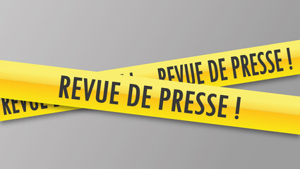 Logo revue de presse. - obrazy, fototapety, plakaty