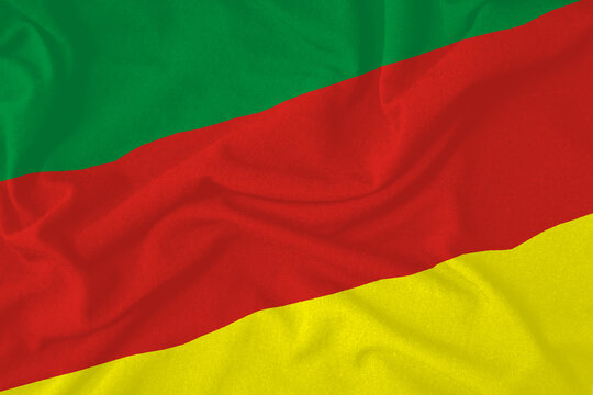 Fabric flag of the State of Rio Grande do Sul from Brazil