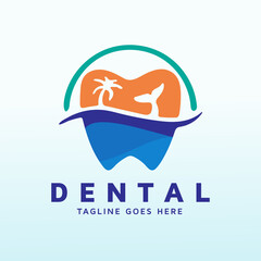 Dental care for children, pediatric dental office logo design