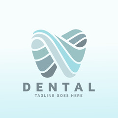 art dental practice vector logo design idea and inspiration