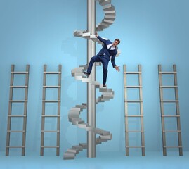 Employee being fired and falling from career ladder