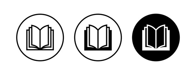 Fototapeta premium Book icons set. Book vector icon