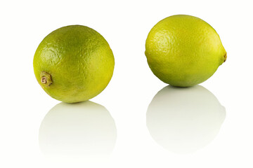 Two ripe juicy limes
