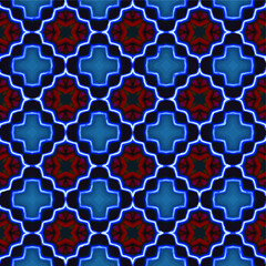 Christmas seamless vector pattern. Great for wrapping paper and wallpaper. Abstract background with repeating patterns .