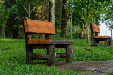 bench in the park