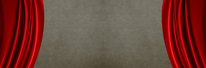 red theater curtain