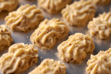 semprit cake cookies. islamic cookies biscuit for eid mubarak tradition