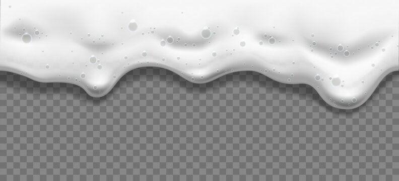 Transparent beer foam