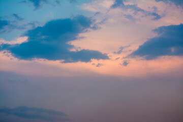Blue sky.