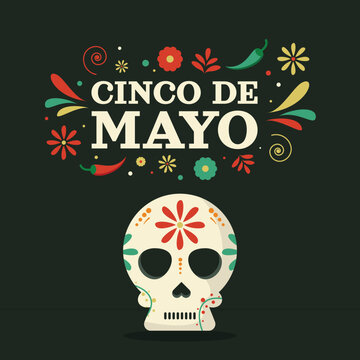 Cinco De Mayo Background, cinco de mayo square, celebration post, cinco de mayo mexican event