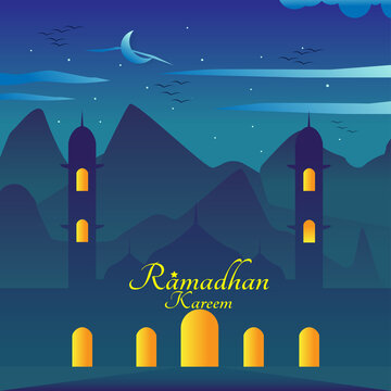 A simple ramdhan poster, perfect for ramdhan theme content.